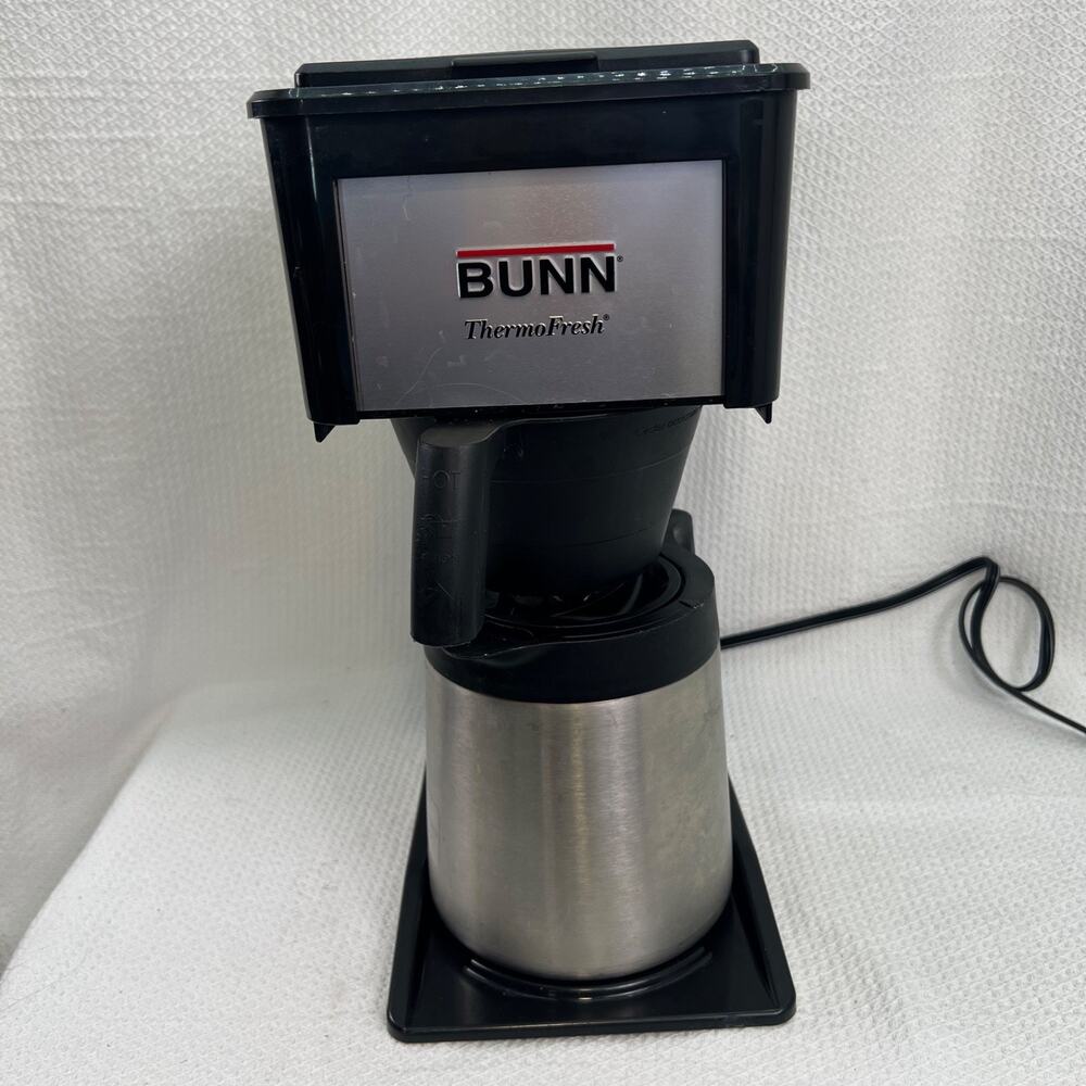 BUNN BTX-B ThermoFresh 10 Cup Coffee Maker Thermal Carafe Tested Working